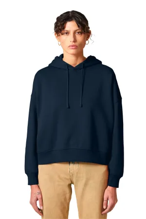 Stanley/Stella Womens Nora Hooded Sweatshirt Hoodie - French Navy Blue