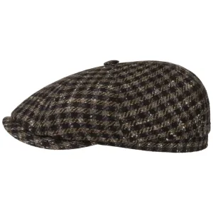 Stetson Accessories Hatteras Arminto Vichy Newsboy Cap by Stetson