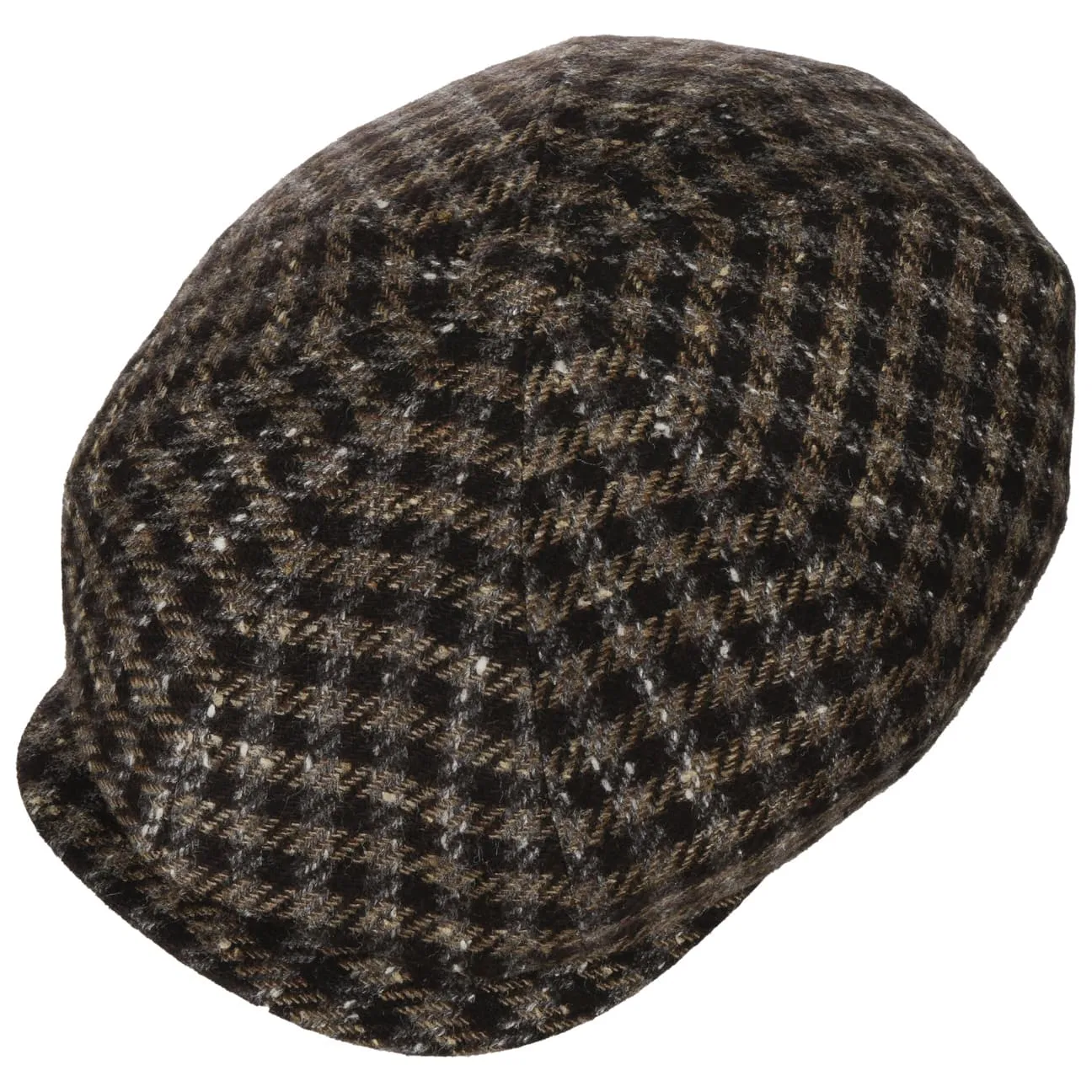 Stetson Accessories Hatteras Arminto Vichy Newsboy Cap by Stetson