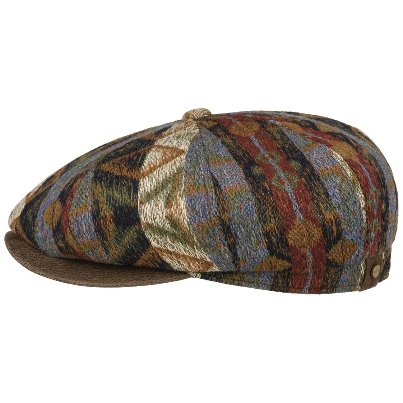 Stetson Accessories Hatteras Ethnic Jacquard Newsboy Cap by Stetson