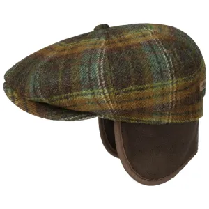 Stetson Accessories Hatteras Meadville Ear Flap Flat Cap by Stetson