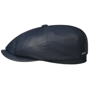 Stetson Accessories Hatteras Nappa Leather Flat Cap by Stetson