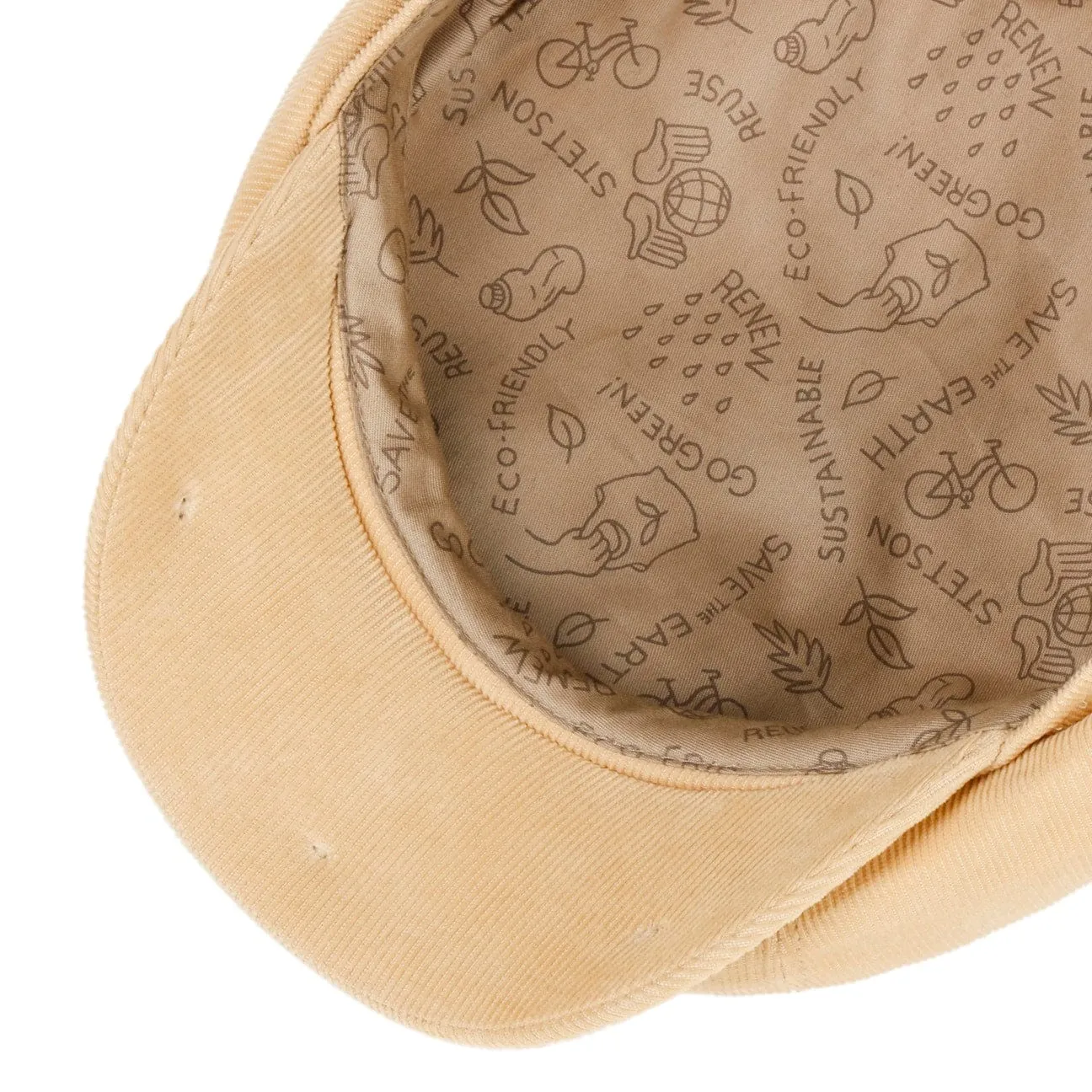 Stetson Accessories Hatteras Sustainable Corduroy Flat Cap by Stetson