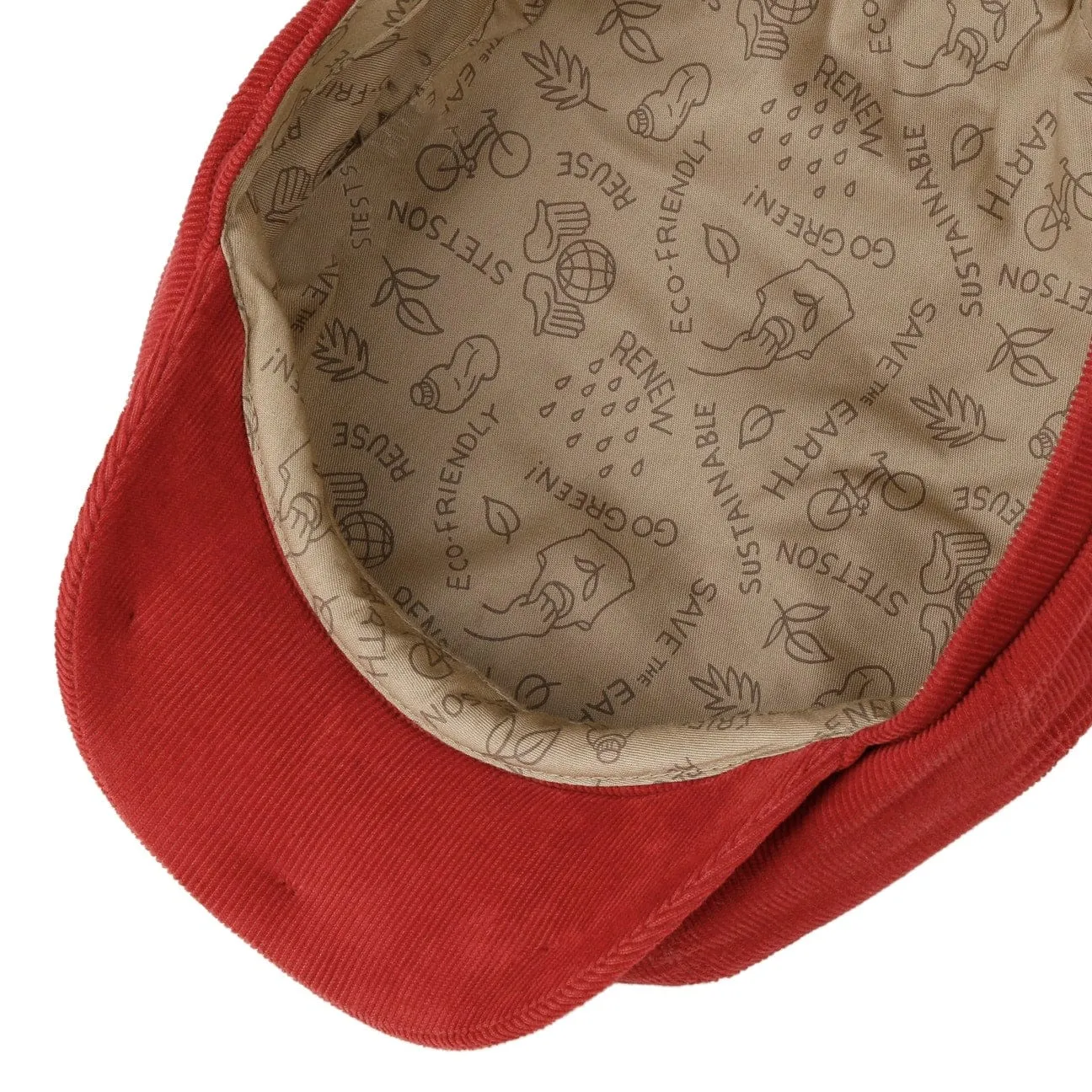 Stetson Accessories Hatteras Sustainable Corduroy Flat Cap by Stetson