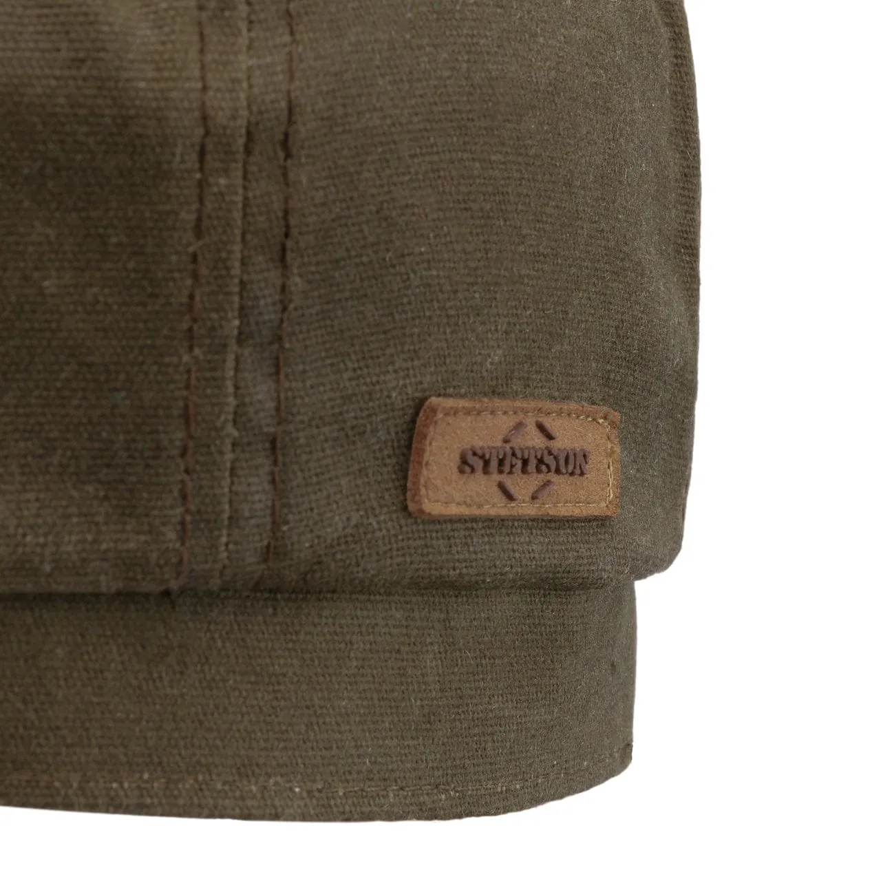 Stetson Accessories Hatteras Wax Flat Cap with Ear Flaps by Stetson