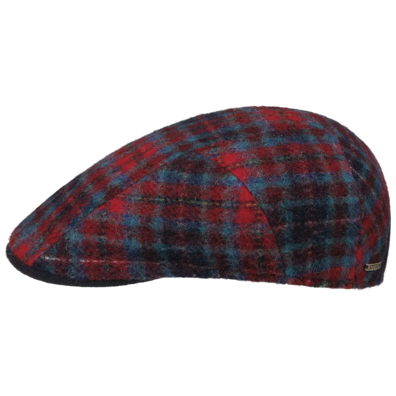 Stetson Accessories Karlsen Ivy Wool Check Flat Cap by Stetson