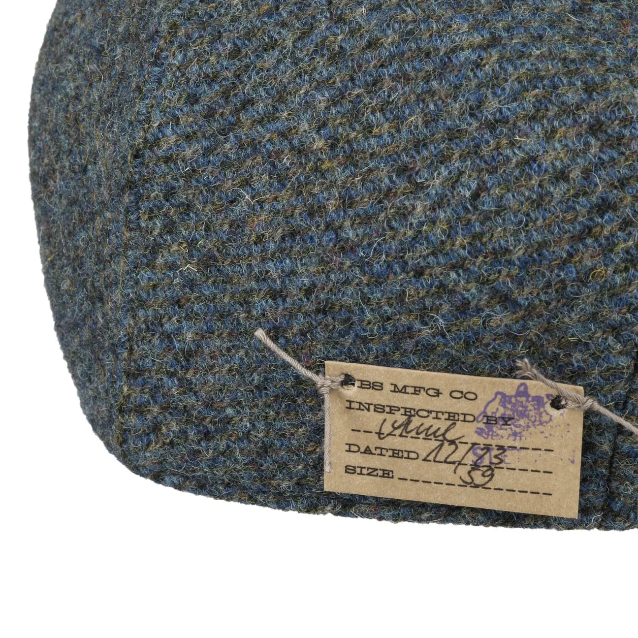 Stetson Accessories Kent Virgin Wool Harris Tweed Flat Cap by Stetson