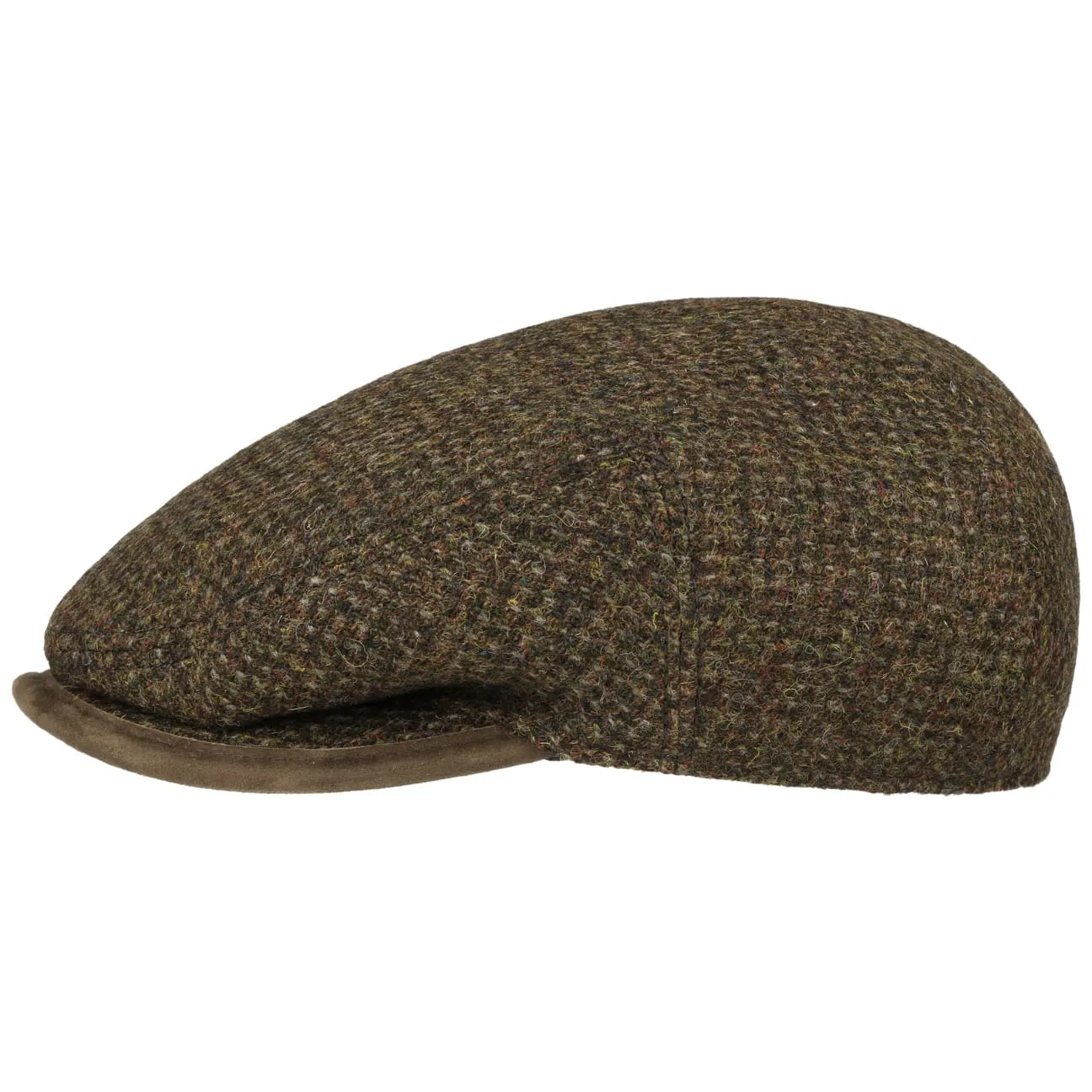 Stetson Accessories Kent Virgin Wool Harris Tweed Flat Cap by Stetson