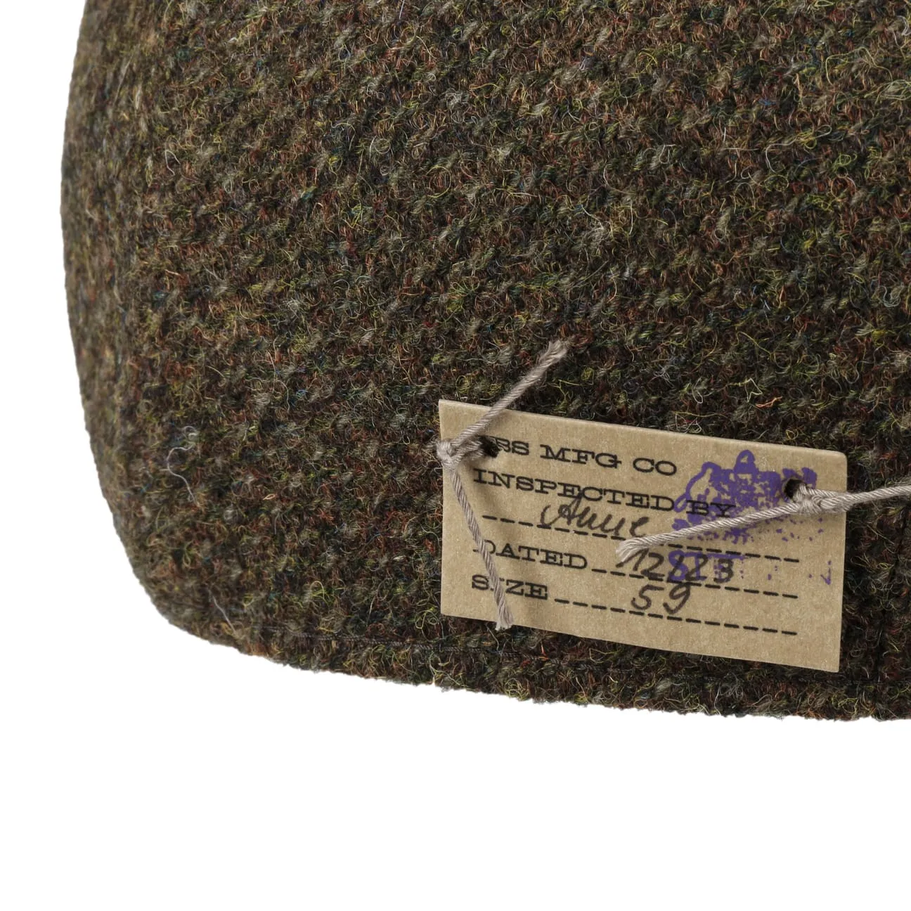 Stetson Accessories Kent Virgin Wool Harris Tweed Flat Cap by Stetson