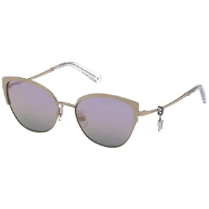 Swarovski Women's Sunglasses - Gradient Smoke Shiny Palladium Frame | SK0318 16Z Versace Sunglasses
