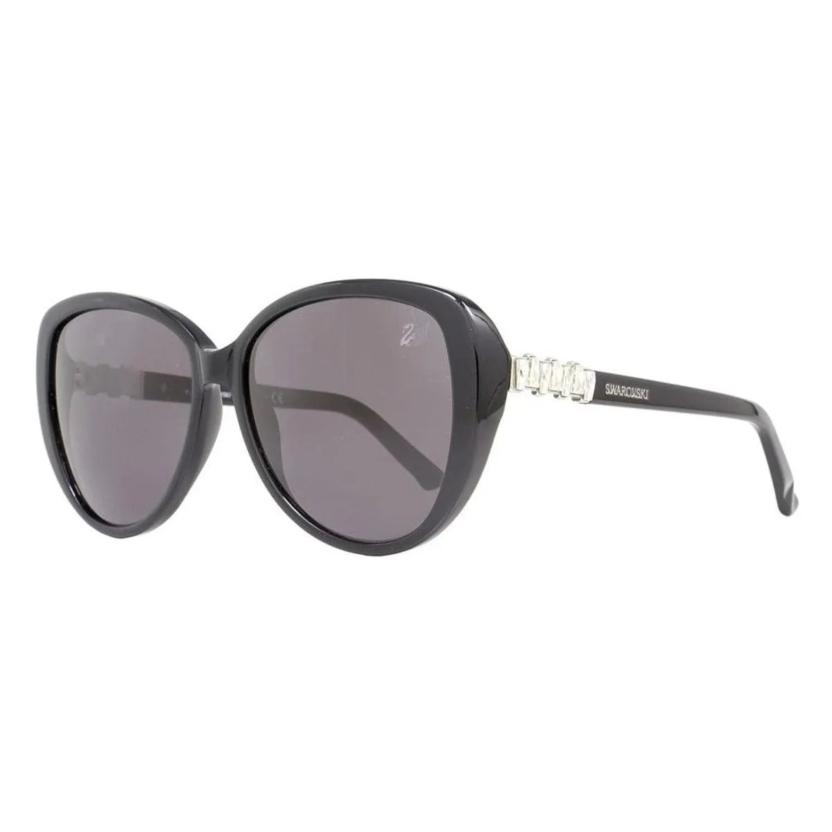 Swarovski Women's Sunglasses - Shiny Black Plastic Frame | SK0029-5701A Versace Sunglasses