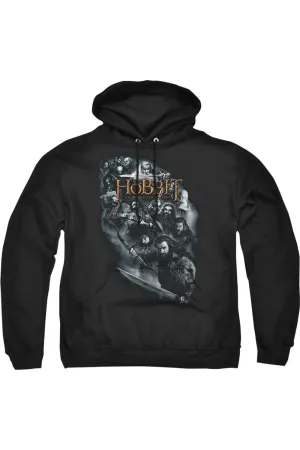 The Hobbit Cast Of Characters Adult Pull Over Hoodie / Hooded Sweatshirt