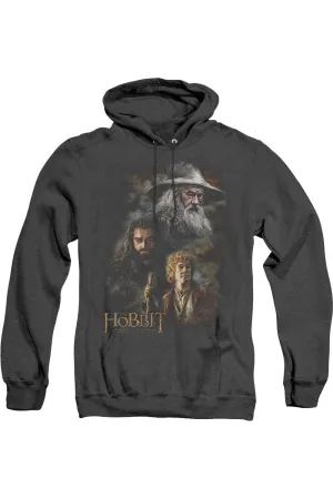 The Hobbit Painting Adult Heather Hoodie / Hooded Sweatshirt