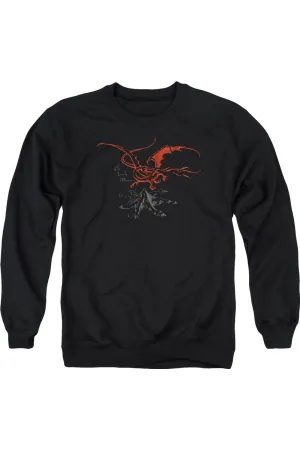 The Hobbit Smaug Adult Crewneck Sweatshirt
