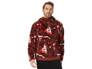The North Face Campshire NF0A84HX Men's Fiery Red 1/4 Zip Fleece Hoodie SGN046