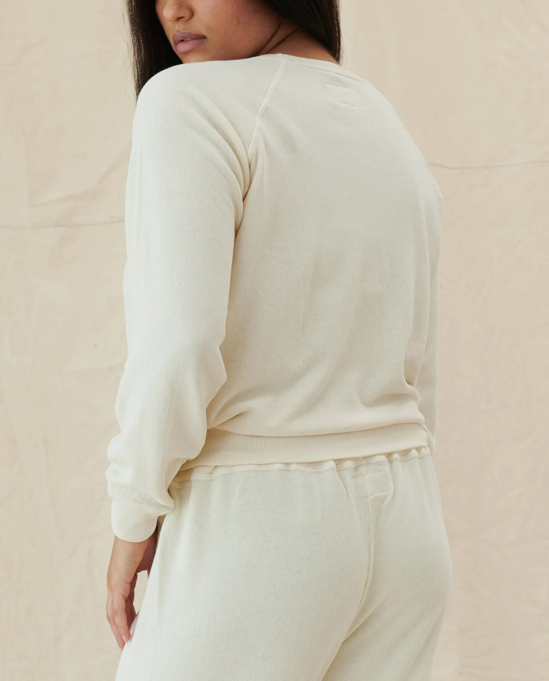 The Shrunken Sweatshirt. -- Washed White