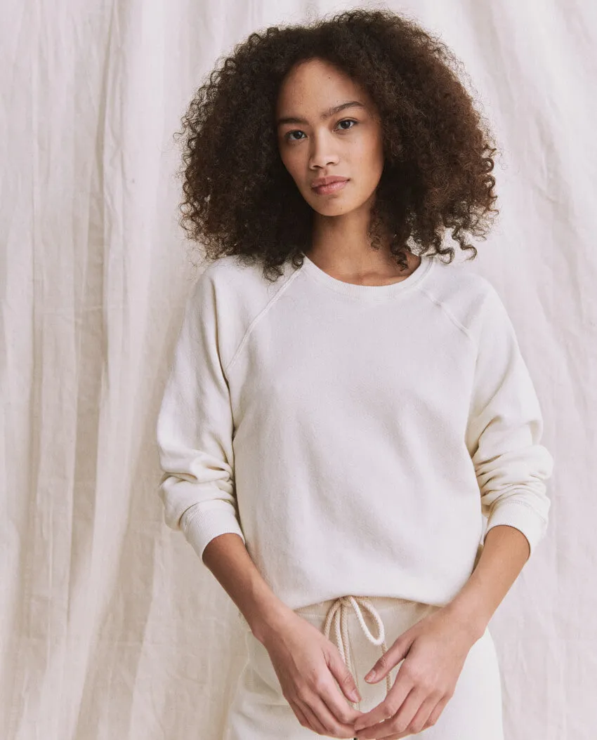 The Shrunken Sweatshirt. -- Washed White