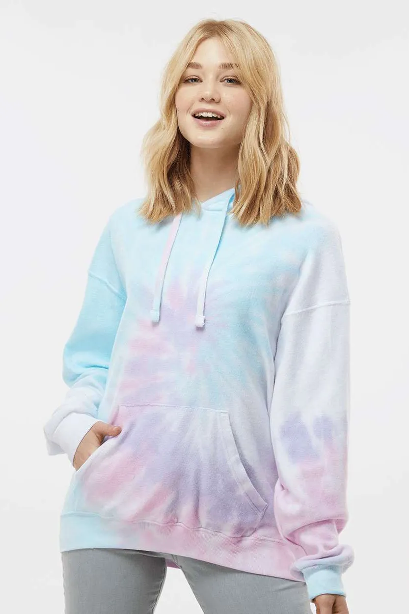 Tie-Dye Mens Cloud Hooded Sweatshirt Hoodie w/ Pouch Pocket - Unicorn