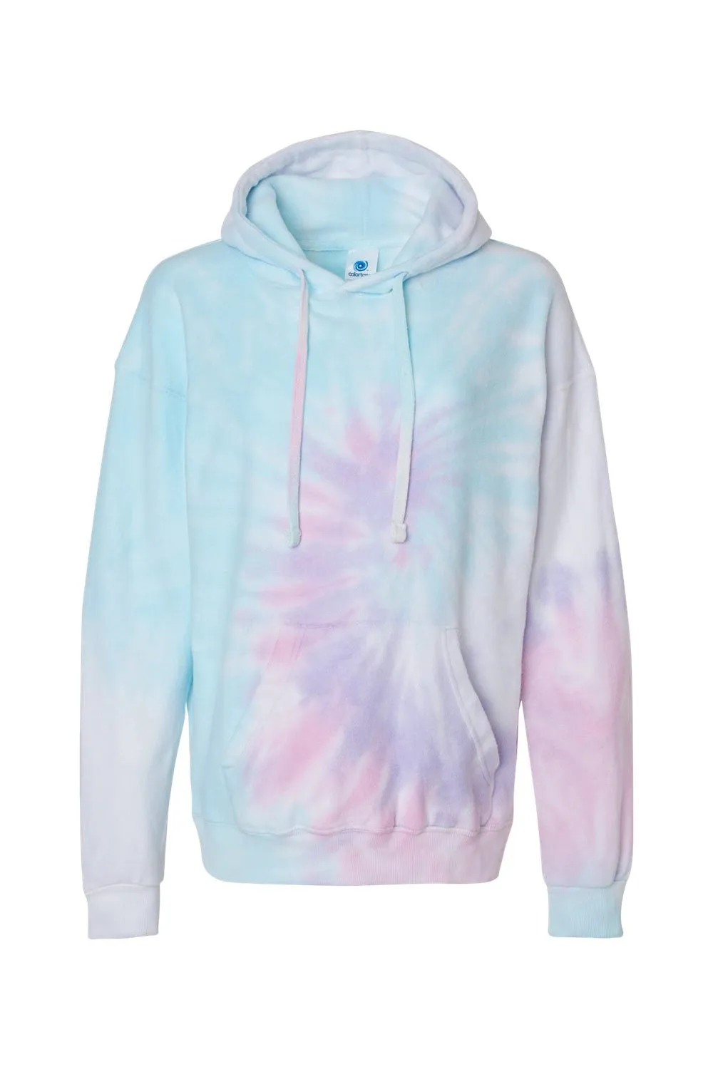 Tie-Dye Mens Cloud Hooded Sweatshirt Hoodie w/ Pouch Pocket - Unicorn