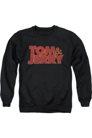 Tom And Jerry Movie Movie Logo Adult Crewneck Sweatshirt