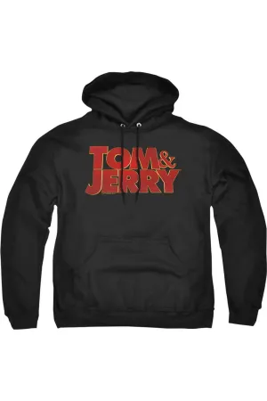 Tom And Jerry Movie Movie Logo Adult Pull Over Hoodie / Hooded Sweatshirt
