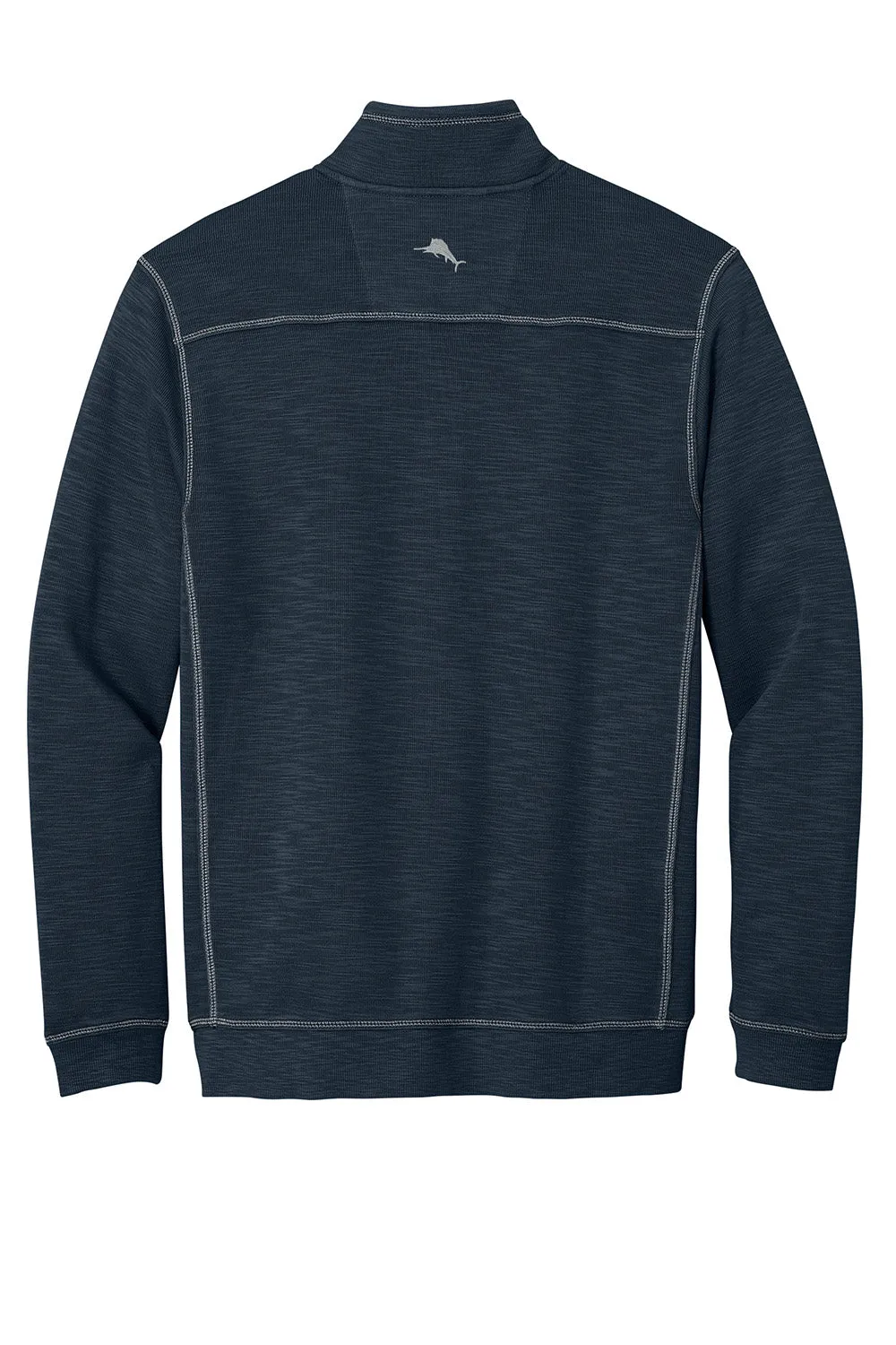 Tommy Bahama Mens Tobago Bay 1/4 Zip Sweatshirt - Blue Note