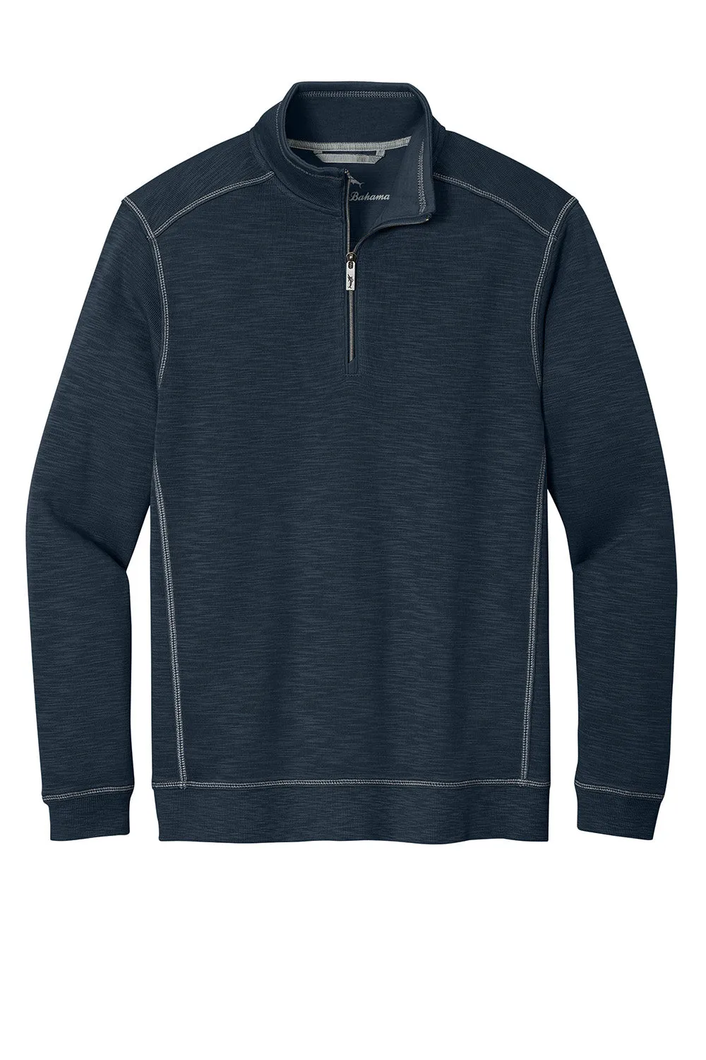 Tommy Bahama Mens Tobago Bay 1/4 Zip Sweatshirt - Blue Note