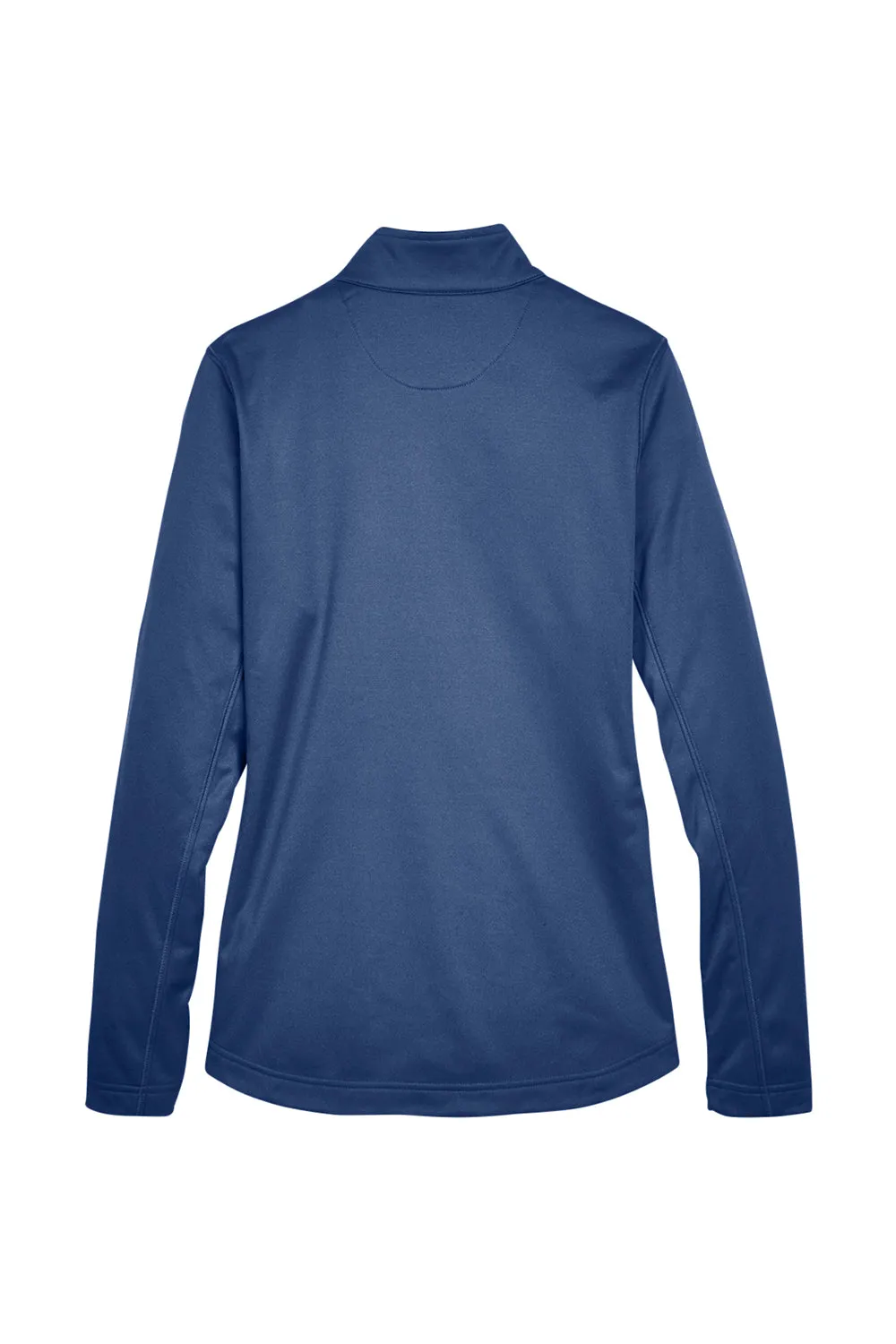UltraClub Womens Cool & Dry Moisture Wicking 1/4 Zip Sweatshirt w/ Pocket - Navy Blue