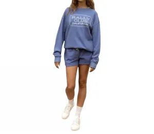 Unisex Archie Sweatshirt In Royal Palm