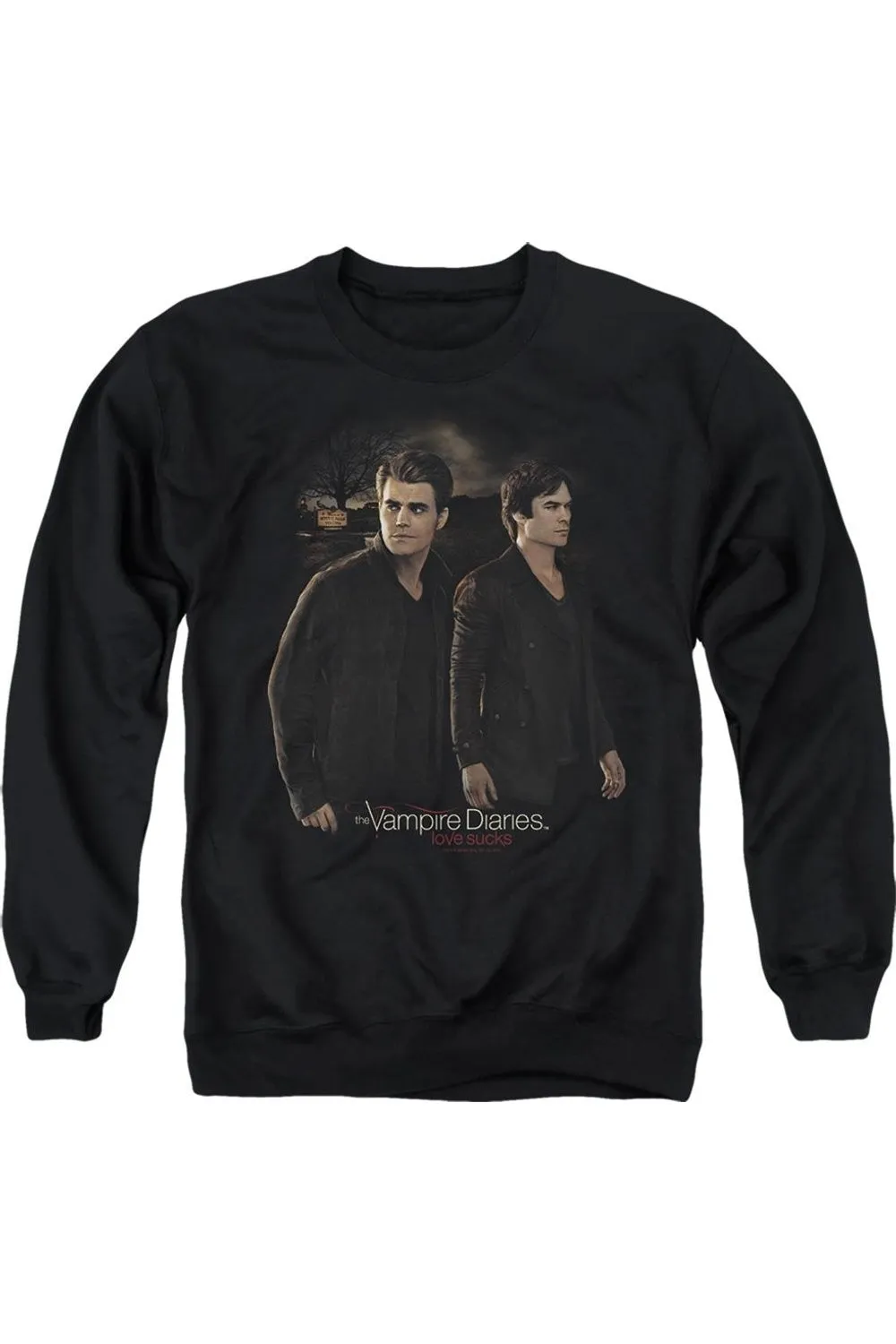 Vampire Diaries Brothers Adult Crewneck Sweatshirt