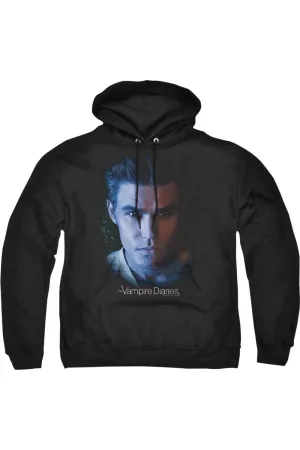 Vampire Diaries Stefan Adult Pull Over Hoodie / Hooded Sweatshirt