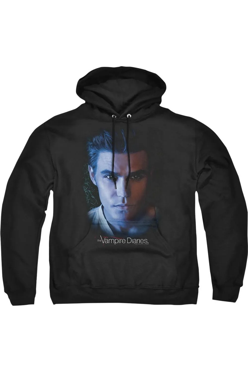 Vampire Diaries Stefan Adult Pull Over Hoodie / Hooded Sweatshirt