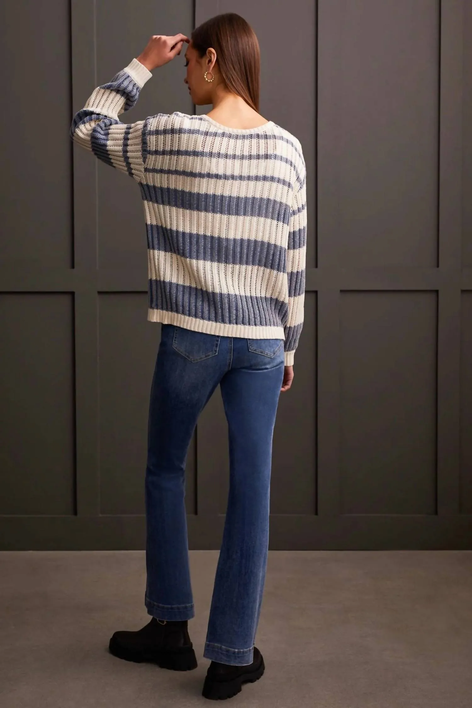Wear 2 Ways Cardigan In Blue Jay