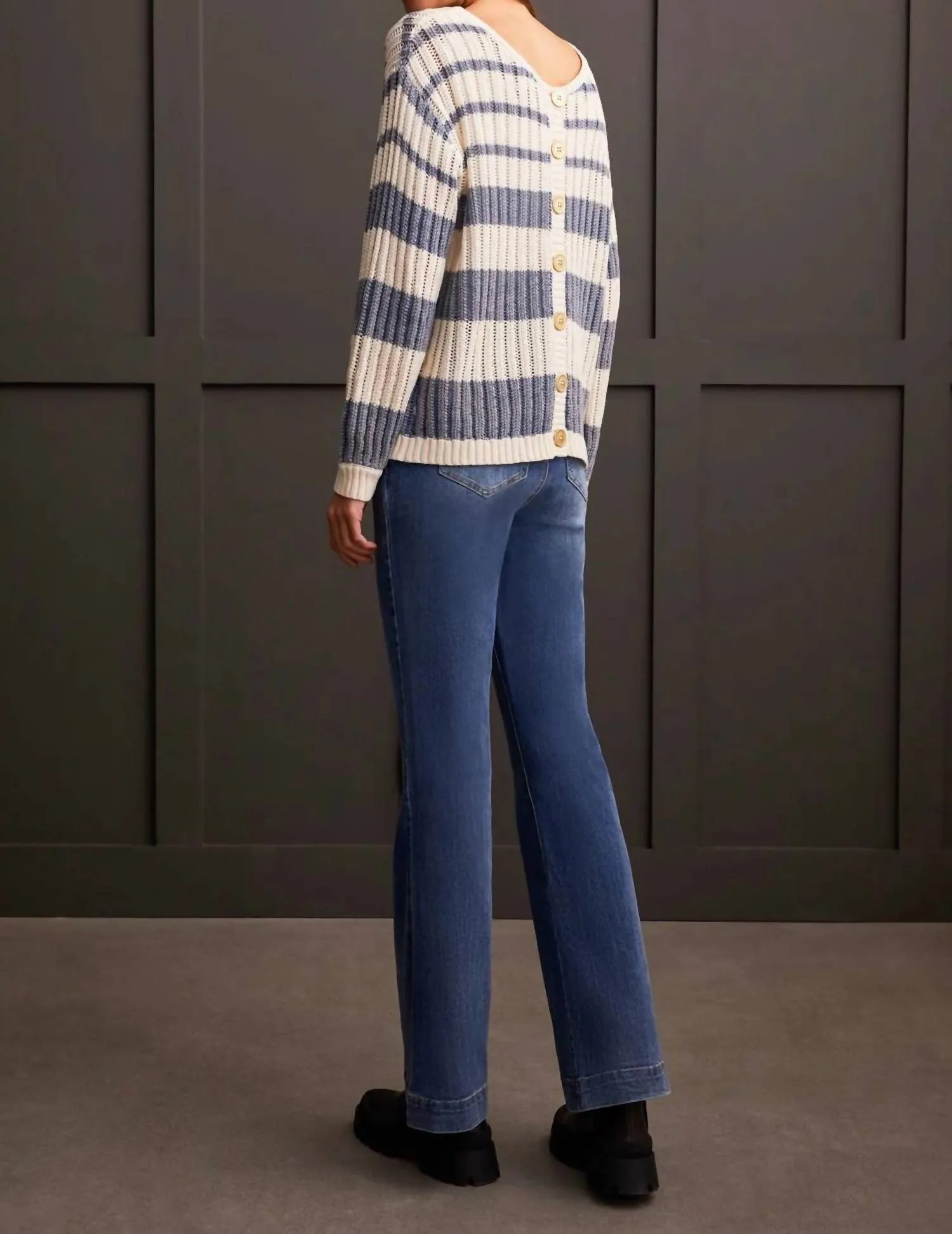 Wear 2 Ways Cardigan In Blue Jay