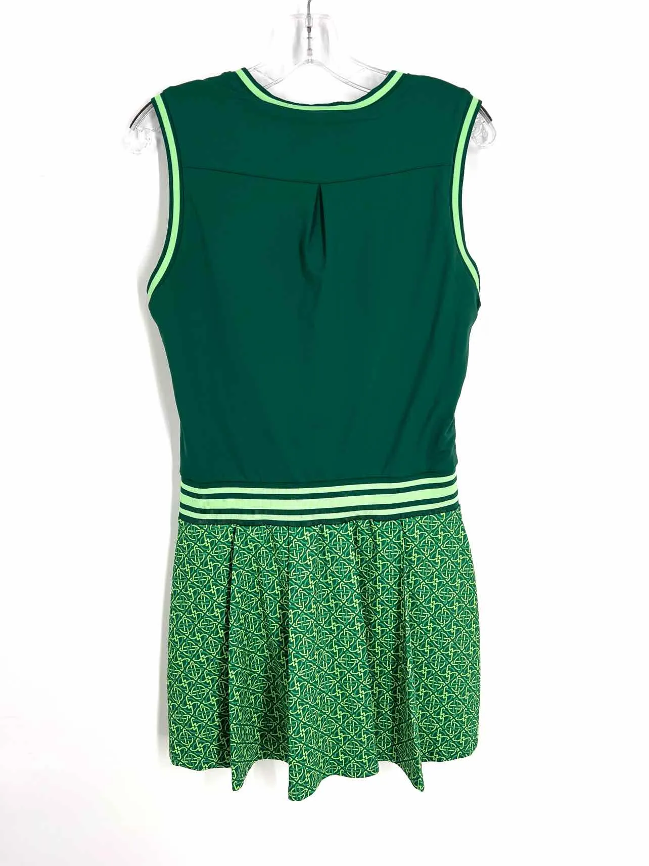 William Murray Size S Green Stripe Print Activewear Dress