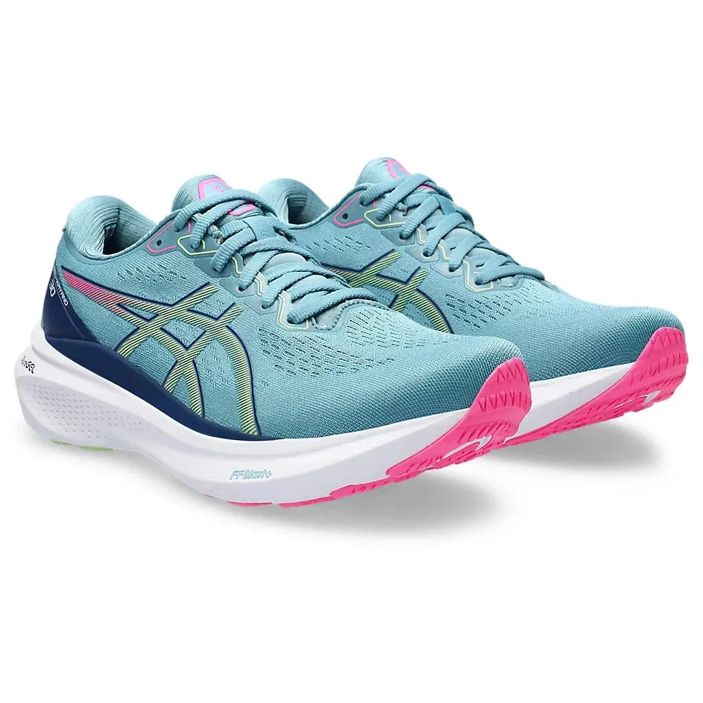 Women's Asics Gel-Kayano 30 Gris Blue / Lime Green