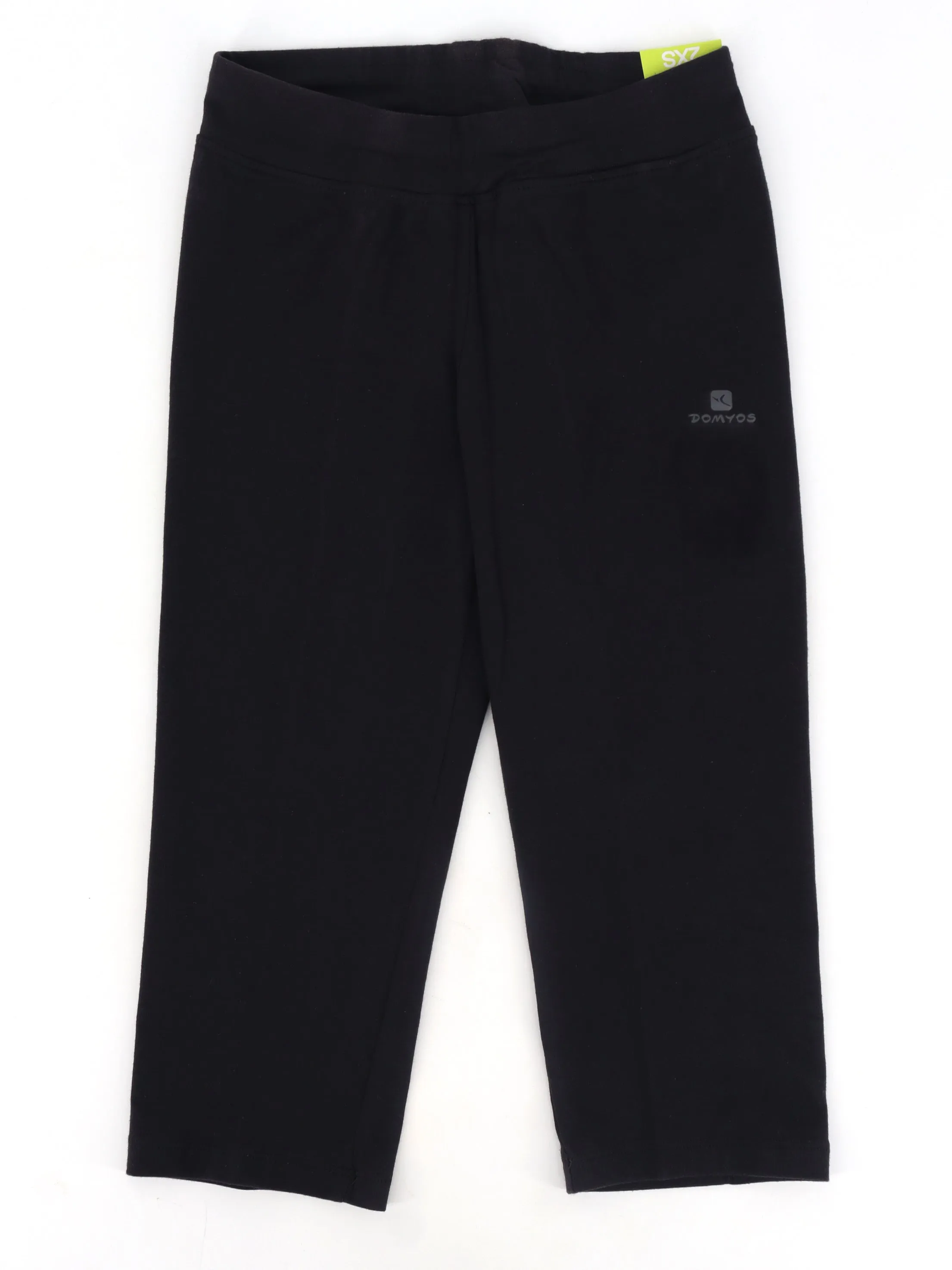 Women's Brand Logo Printed Capri Legging,Black