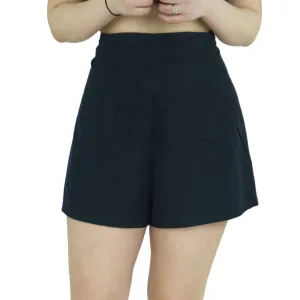 Women's Casual Plain Short,Black