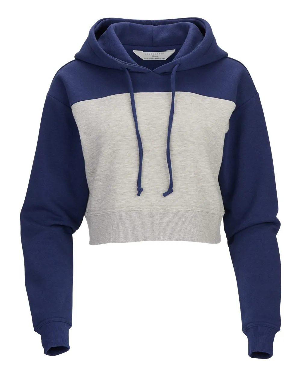 Women's Cropped Fleece Hooded Sweatshirt