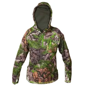 Women's Early Season Hoodie In Camo (With Green Accent)