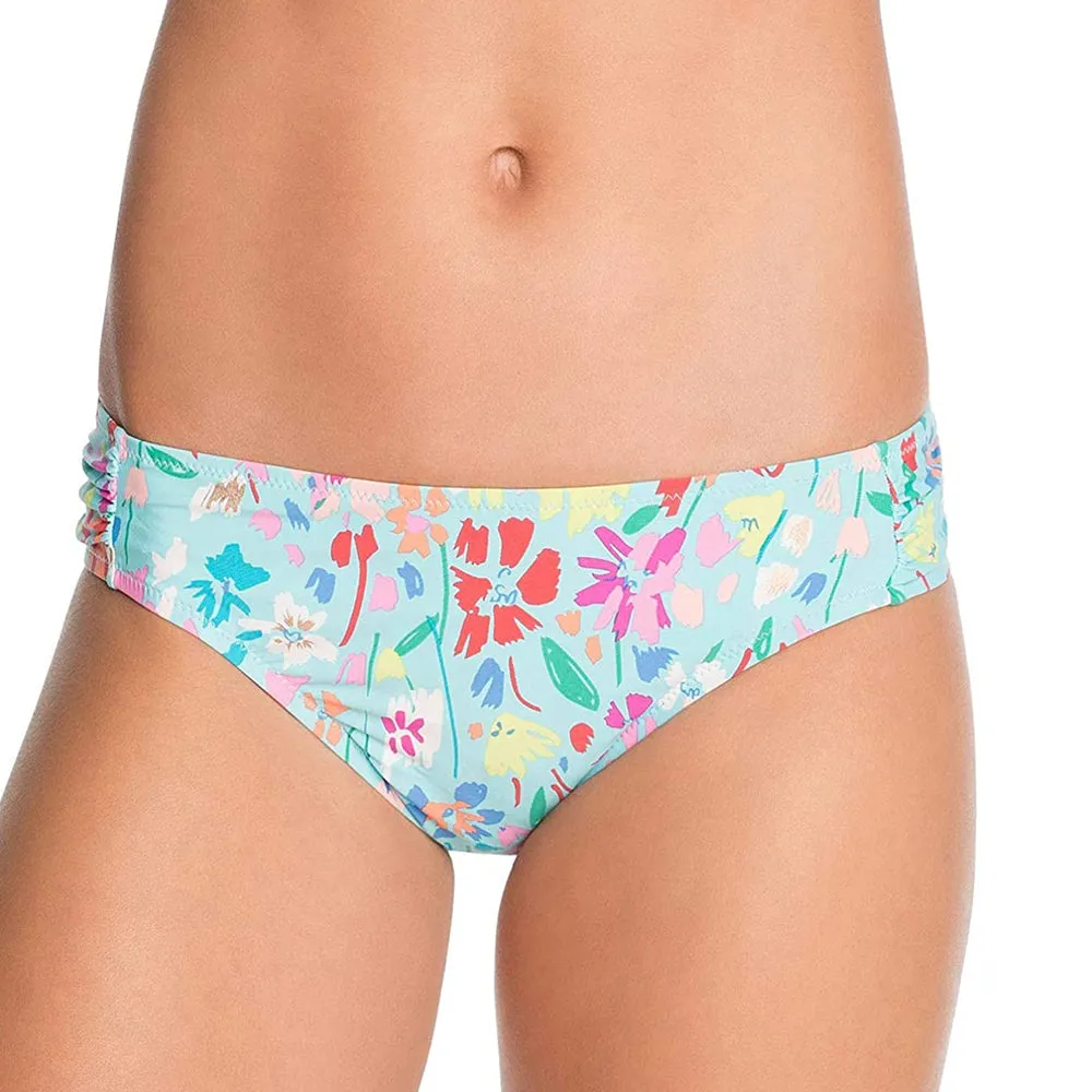 Women's Floral Hipster Bikini Bottom,Blue