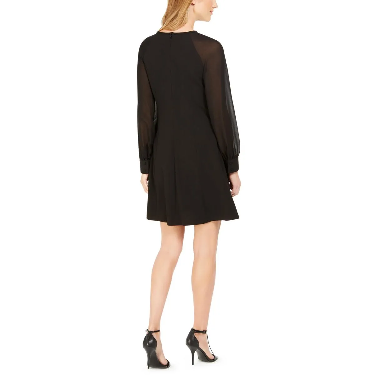 Womens Illusion Knee Wear to Work Dress