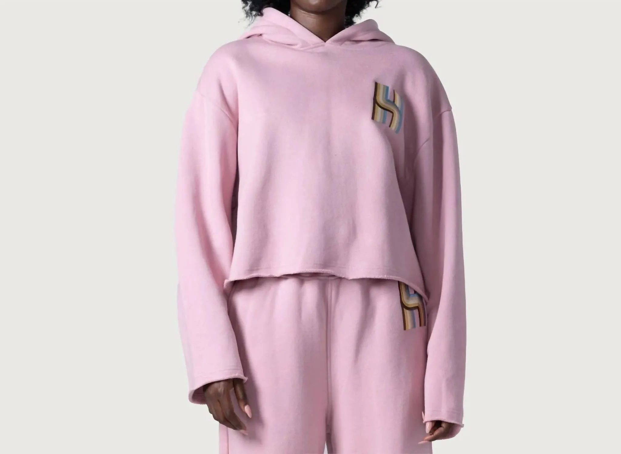 Womens Oversized Hoodie In Pink