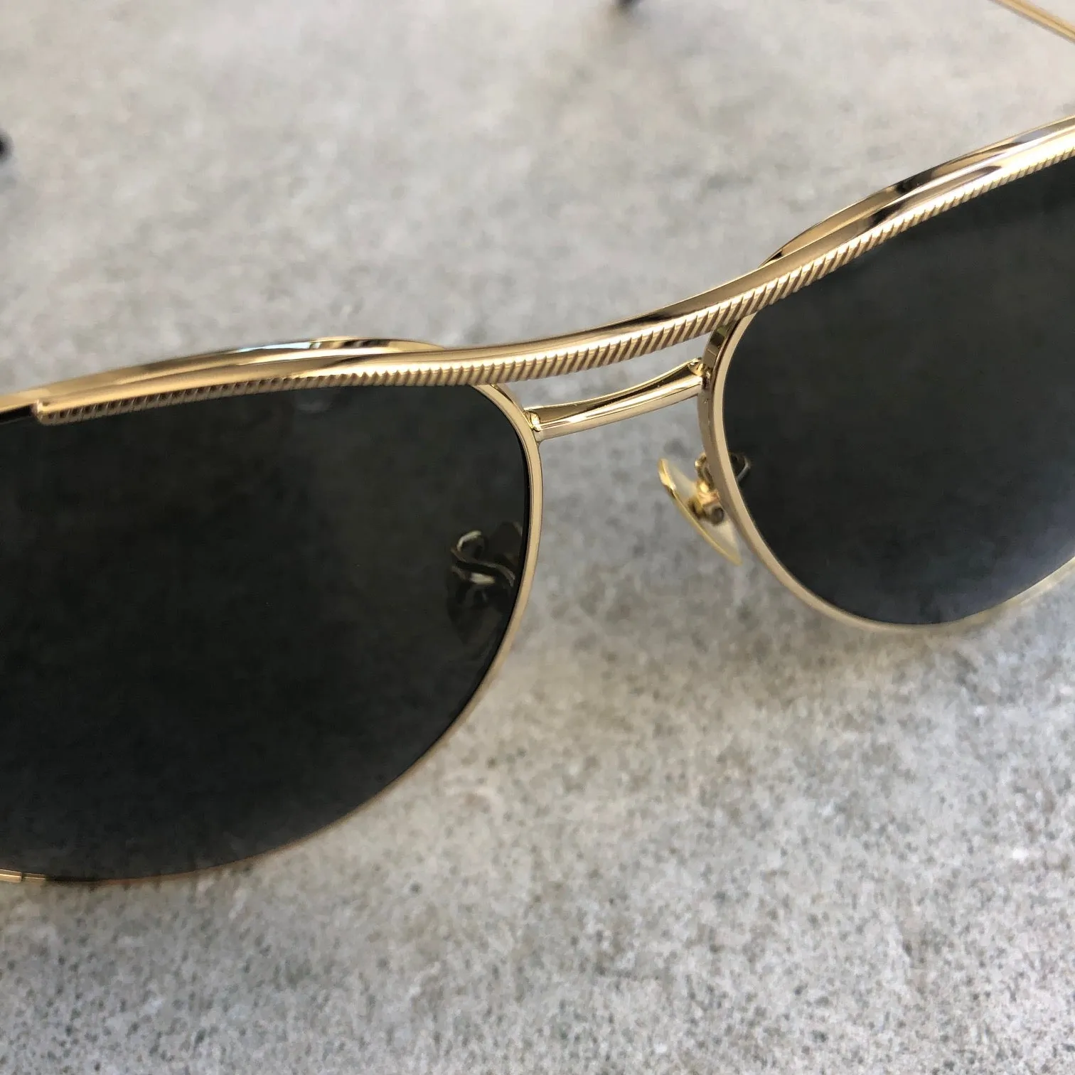 Ysl Sunglasses YSL SL11 Blondi Sunglasses, Gold/Grey